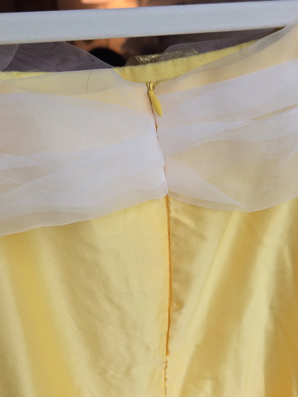 Belle Princess Dress Kids Costume with Gold Trim